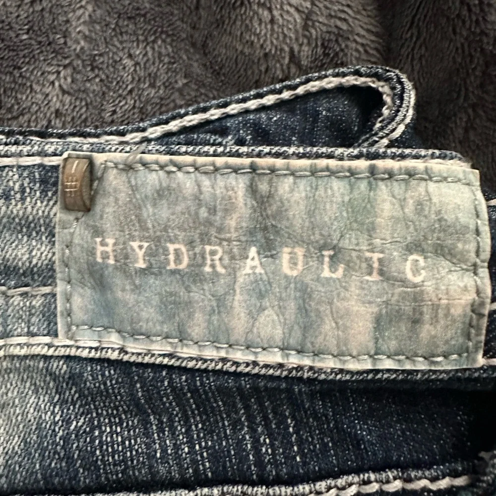 Hydraulic Faded Blue Skinny Jeans - Picture 3 of 7